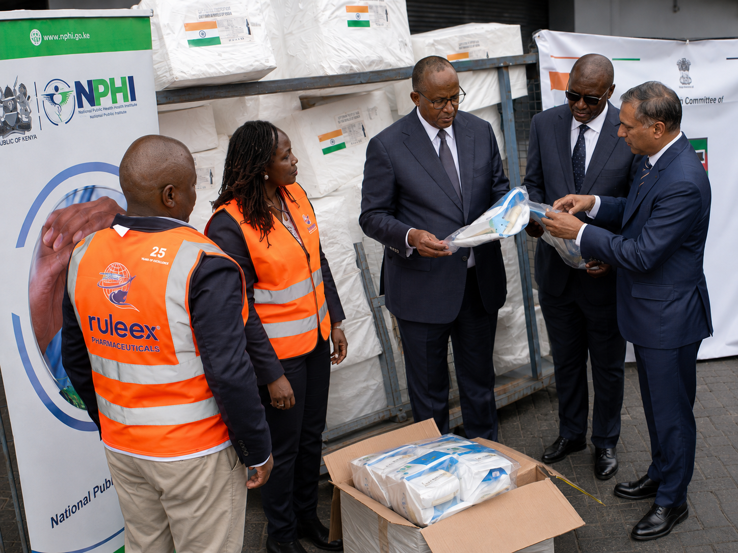 Ruleex Forwarders team coordinating cargo clearance and forwarding operations in Kenya
