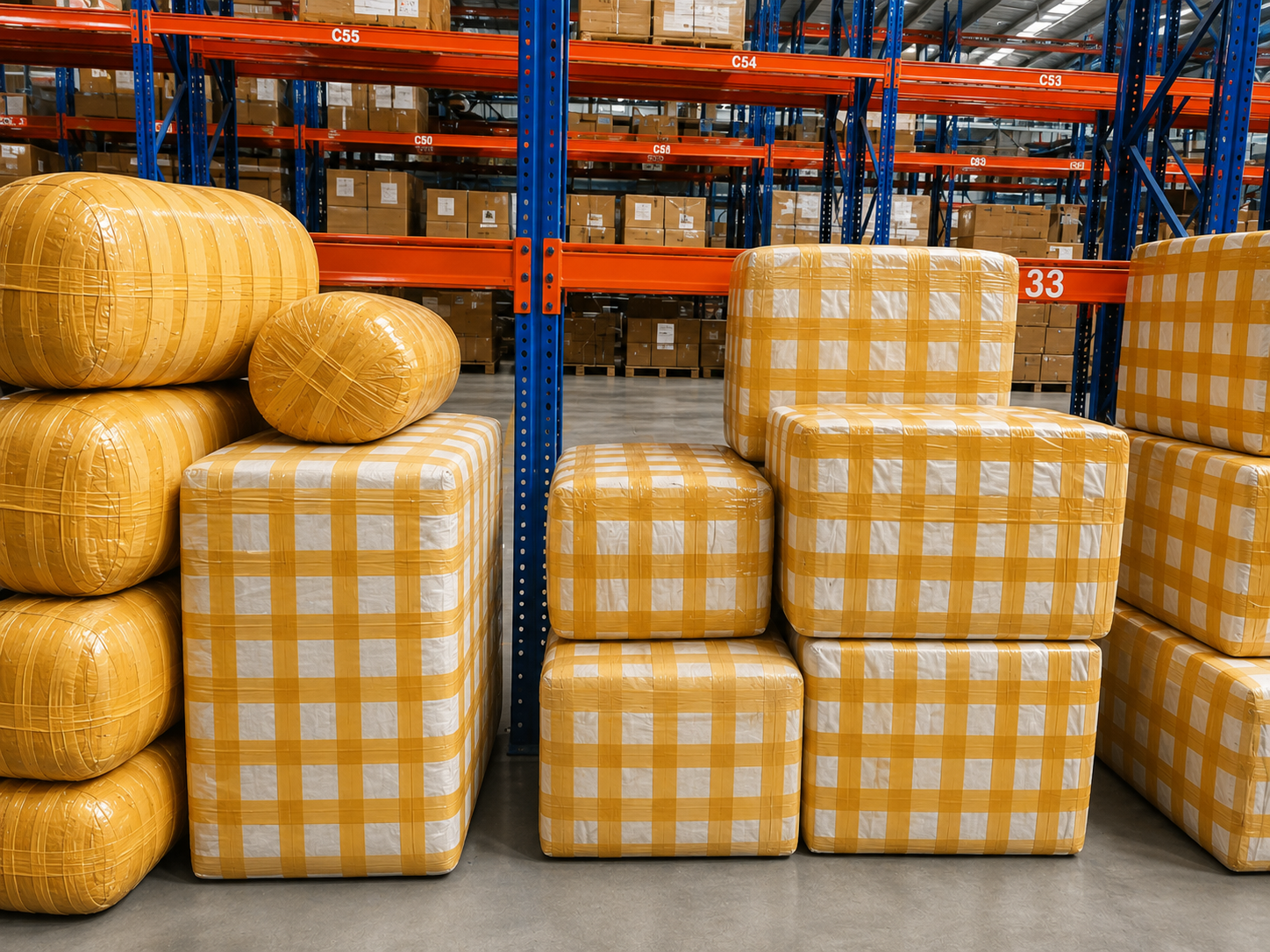 Organized cargo warehousing and storage